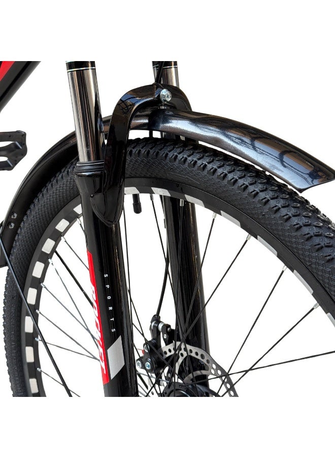 دراجون دراجة مقاس 26 متعددة الاستخدامات مع سلة أمامية سرعه واحده - Image 3